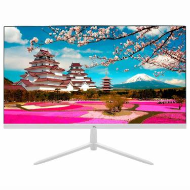 Imagem de Monitor Gamer Mtek MS22SFV100P 22" Full HD VA 100Hz Branco com Tela Widescreen e Design Moderno