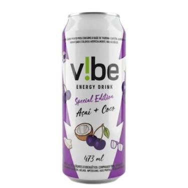 Imagem de Energético Vibe Energy Drink Açaí e Coco 473ml