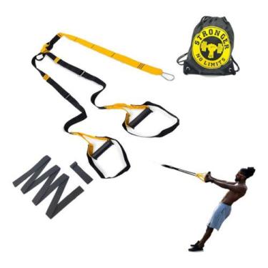 Imagem de Fita De Suspensão - Kit Para Treino Funcional Completo TRX - Be Strong