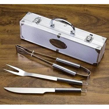 Imagem de Kit Churrasco 3 Peças com Maleta grande em Alumínio - Selecta House