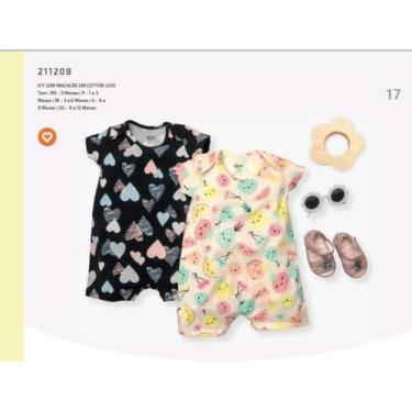 Imagem de Kit macacão infantil - ELIAN, Preto, G