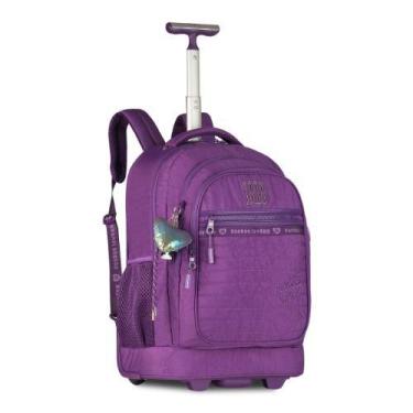 Imagem de Mochila Rodinha Sweet Dreams Coleção Rebecca Bonbon Escolar, Roxo