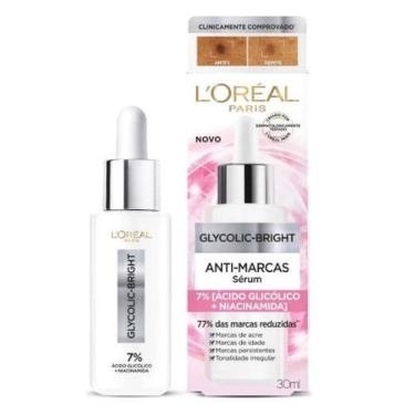 Imagem de Serum facial loreal paris glycolic bright 30ml
