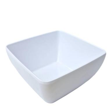 Imagem de SALADEIRA CURVADA 12,6x7x12,6CM 420ML TIGELA MELANINA BRANCA - DAYHOME