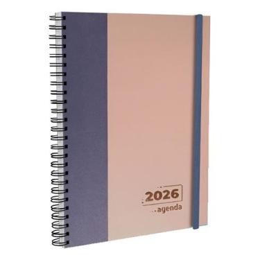 Imagem de Agenda Diária Cinza E Bege 2026 - Editora Paulinas