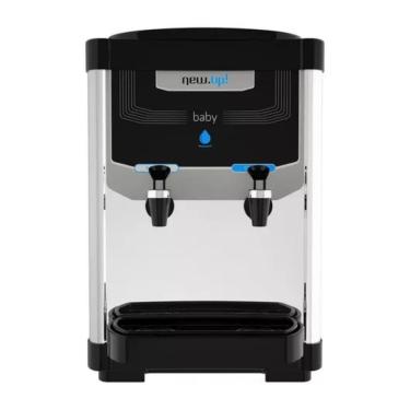 Imagem de Bebedouro de Água Refrigerado de Mesa New Up! Baby com Compressor Água Gelada para Galão Ambos Branco 220V
