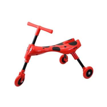 Imagem de Triciclo Infantil Dobrável Clingo Vermelho/Preto Compacto
