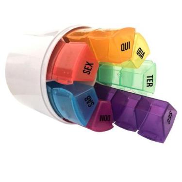 Imagem de Porta Comprimidos Semanal 4x/dia Organizador de Medicamentos - BIC - B