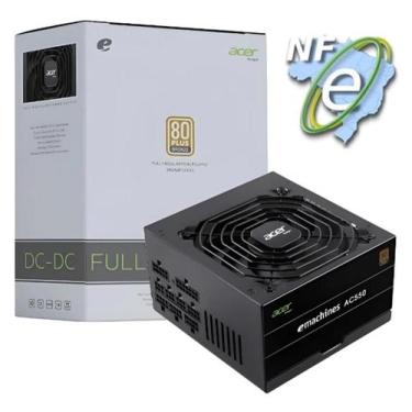 Imagem de Fonte Acer AC550 550W Full Modular 80 Plus Bronze Bivolt para PC, Bivo