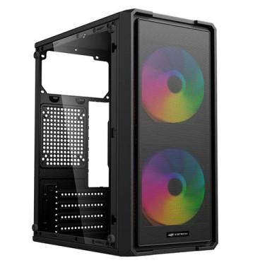 Imagem de Gabinete Gamer C3Tech, Lateral em Vidro, USB 2.0, Preto - MT-G40BK