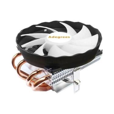 Imagem de Cooler De Ar Para CPU 120MM 4 Pinos PWM 4 Tubos De Calor Para Intel LG