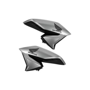 Imagem de Aba Tanque Titan 160 Cg160 Carenagem 2022 Prata Force - S PARTS, S PAR