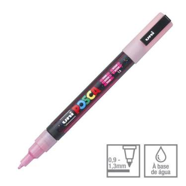 Imagem de Caneta Posca Marcador PC-3ML Rosa Glitter 13 Uni-Ball - Uni Ball