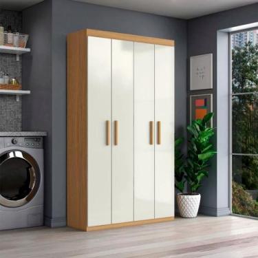 Imagem de Armário Multiuso 4 Portas 6 Prateleiras Aramóveis Bem MM 102,6 cm - Ar