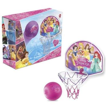 Imagem de Jogo de Basquete Com Tabela e Bola de Vinil Das Princesas Disney  Tabe