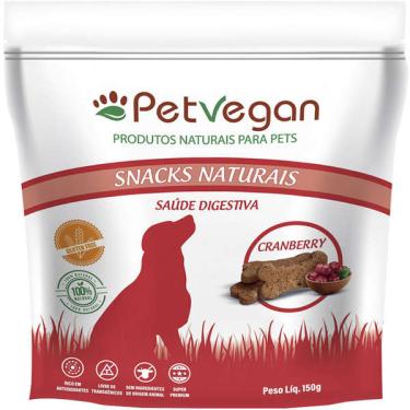 Imagem de Petisco PetVegan para Cães Sabor Cranberry - 150g