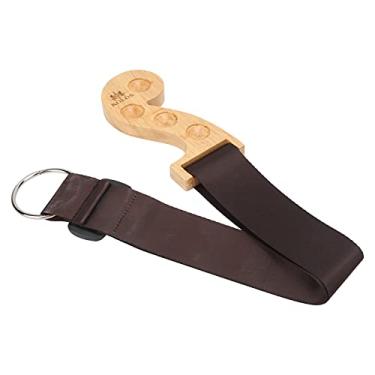 Imagem de Alça de nylon para violoncelo, , botão de extremidade de violoncelo, alça fixa, anel de nylon, suporte para violoncelo, acessórios para instrumento musical para âncora de violoncelo (cor de madeira)