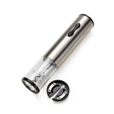 Imagem de Saca Rolha Abridor De Vinho Automático Elétrico Pilha Inox