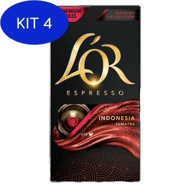 Imagem de Kit 4 Cápsulas Para Nespresso, Indonesia, Café Lor