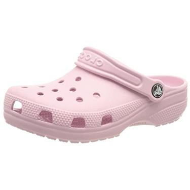 Imagem de Crocs Tamanco clássico infantil unissex, Bailarina rosa/bailarina rosa, 6 Toddler
