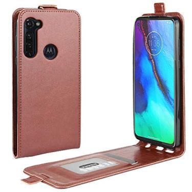 Imagem de HONGYAN Capa de telefone Para Motorola Moto G Stylus R64 Texture Single Vertical Flip Capa protetora de couro com slots de cartão e moldura de foto Capa protetora