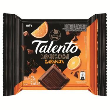 Imagem de Chocolate Garoto Talento Dark Laranja 50% Cacau 75G