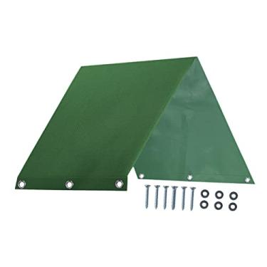 Imagem de Tingpai Cobertu de dossel de substituição de playground à prova d'água de substituição ao ar livre ence do proteção UV quintal Playset dossel 43 x 90 pol