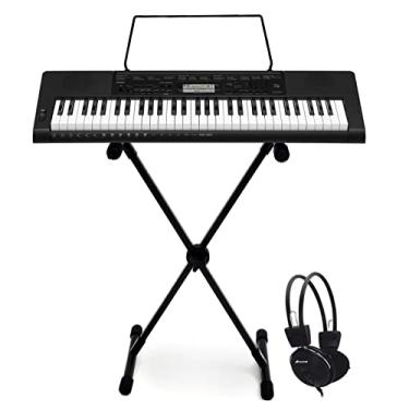 Imagem de Kit Teclado Casio CTK3500 Musical 5/8 Com Suporte e Fone