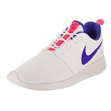 Imagem de Nike Roshe Run Masculino, Branco/Ultra Marine-Solar Red, 9.5