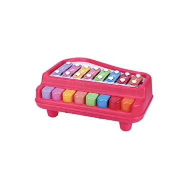 Imagem de Piano Xilofone Baby 8 Notas Cores Sortidas, DM Toys