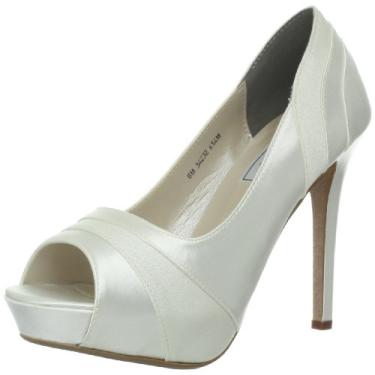 Imagem de Touch Ups Sapato feminino Emmy Mary Jane, Cetim branco, 7