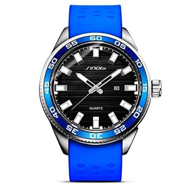 Imagem de Relógio Masculino Sinobi Relógio de Pulso Esportivo com Calendário Completo À Prova D'agua (C2)