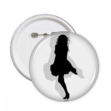 Imagem de Saia feminina linda e sexy silhueta pinos redondos emblema decoração roupas 5 peças presente