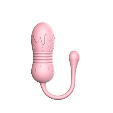 Imagem de Vibrador Telescópico Feminino Controle Remoto Ovo Clitóris Estimulador Ponto G massagem Zatla Shop