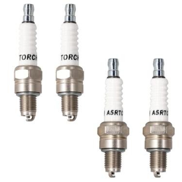 Imagem de Vela de ignição 4PK TORCH A5RTC substitui para NGK 6535/CR5HSB vela de ignição para vela de ignição Brisk NAR17, para vela de ignição Brisk NAR17C, para vela de ignição Champion 808/Z9Y, para Honda GX31 GX100 GXH50, OEM