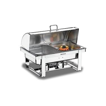 Imagem de Chafing Dish Ret. C/Fogareiro - Gn 1/2 Brinox Aço Inox