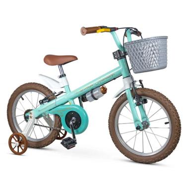 Imagem de Bicicleta Nathor Antonela Infantil Aro 16 Feminina Verde Anis