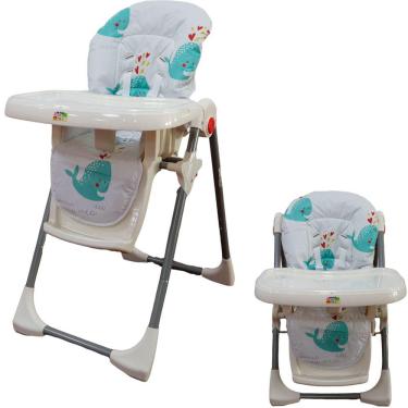 Imagem de Cadeirão de Alimentação Cadeira Refeição Bebê Impactus Baleia - Baby Style