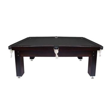 Imagem de Mesa de Sinuca Bilhar Dinâmica Diversões Black & Black Semioficial 2,20x1,20m-Unissex