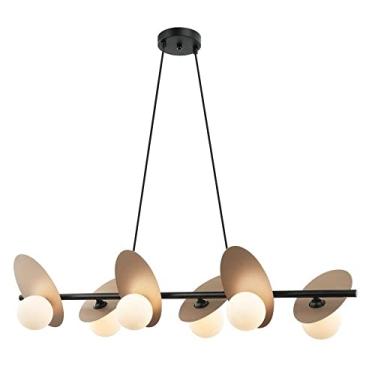 Imagem de Pendente Bella Iluminação hl011m ibira 6l g9 bipino dourado rose