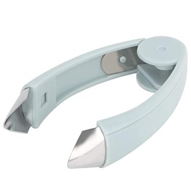 Imagem de QANYEGN Descascador De Abacaxi, Removedor De Haste De Morango, Descascador De Aço Inoxidável, Faca Em Forma De V Para Frutas E Legumes Para Cozinha(azul)