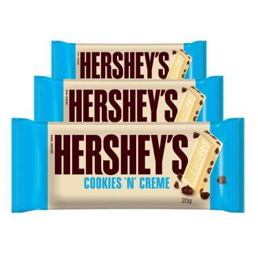 Imagem de Chocolate Hersheys, 3 Barras 20G Cookies N Creme