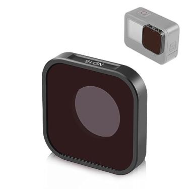Imagem de CIADAZ PU921 5,5 mm ND16 Filtro de lente de 4 pontos Filtros ND de 1,2 × 1,2 pol. Vidro óptico à prova d'água resistente a arranhões com revestimento multirresistente Compatível com GoPro