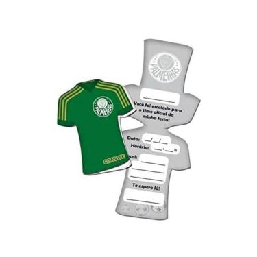 Imagem de Convite Palmeiras Verde Timão Com 08 Unidades