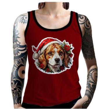 Imagem de Regata Camiseta Tshirt Natal Festas Beagle Cachorro Noel 1 - Enjoy Sho