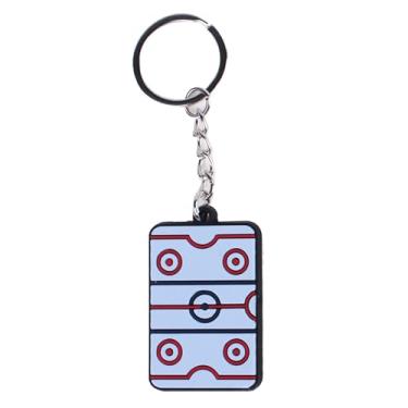 Imagem de Chaveiro pingente de hóquei no gelo dos desenhos animados moda simples suporte de chaves de esportes de inverno chaveiro decorativo para bolsa bolsa bolsa de mão Ice Hoc, D