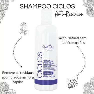 Imagem de Portier Ciclos Shampoo Anti-Resíduos 500ml Original! - Portier Cosméti