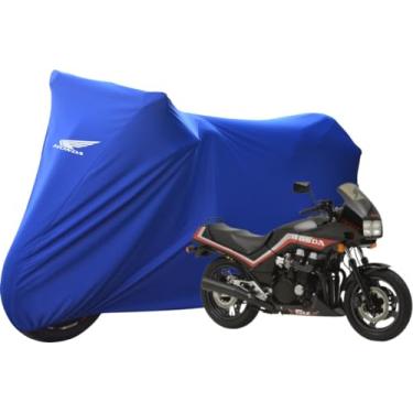 Imagem de Capa De Moto Honda CBX 750 F 7 Galo Sob Medida Com Logo (Azul)