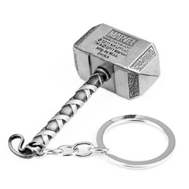 Imagem de Chaveiro Thor Hammer em metal e acrílico