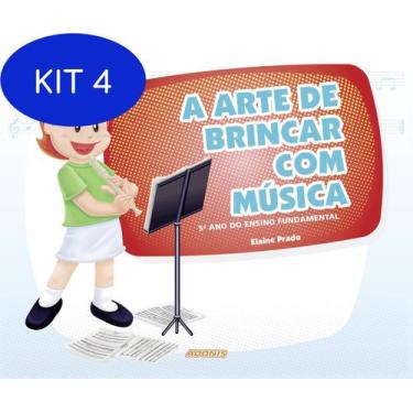 Imagem de Kit 4 Livro A Arte De Brincar Com Música - 5º Ano - Adonis